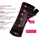 OS1st - WS6 - Polsbandage - Zwart - Nylon - Compression Zone Technology