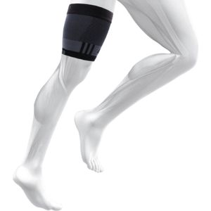 OS1st QS4 bovenbeen bandage ITBS maat XL – zwart – orthopedische Iliotibiaal Band Syndroom ondersteuning – compressie van medische kwaliteit – verrekking quadriceps – zwakte van de hamstrings – vermoeide benen