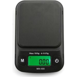 On Balance Myco MX-100 Professionele Mini precisie weegschaal 0.01 gram nauwkeurig tot 100 gram