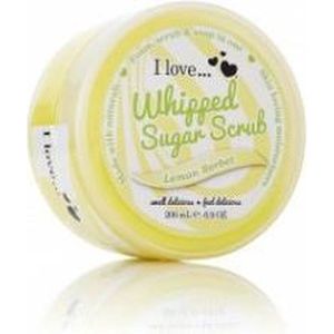 I Love...Lemon Sorbet - Whipped Sugar Scrub - 200 ml