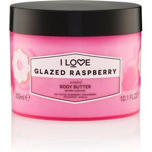 I Love - Glazed Raspberry - Body Butter - 330 ml - Voor Vrouwen