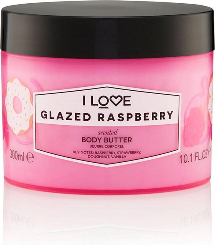 I Love - Glazed Raspberry - Body Butter - 330 ml - Voor Vrouwen