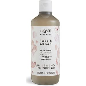 I Love Cosmetics - Naturals Roos & Argan - Body Wash - 500 ml