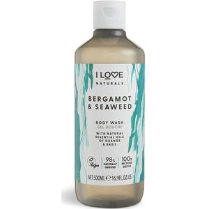 I Love Cosmetics - Naturals Bergamot & Seaweed - Douchegel - 500 ml
