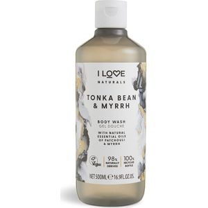 I Love Naturals - Tonka Bean & Myrrh - Douchegel - 500 ml