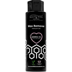 Beautiful Brows & Lashes Wax Remover - With Mineral Oil