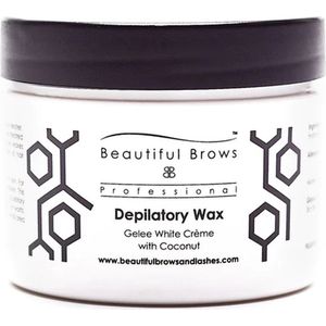 Beautiful Brows Depilatory Coconut Scented Wax 80g