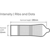 Pasante - Intensity - Condoams - 12 Stuks - Natuurlijk Latex