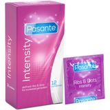 Pasante - Intensity - Condoams - 12 Stuks - Natuurlijk Latex