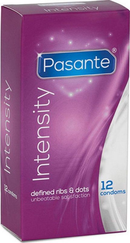 Pasante - Intensity - Condoams - 12 Stuks - Natuurlijk Latex