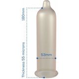 Pasante - Sensitive - Condooms - Transparant - Natuurlijk Latex - 3 Stuks