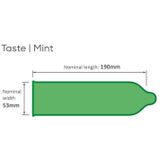 Pasante - Taste - Condooms - 12 Stuks - Natuurlijk Latex
