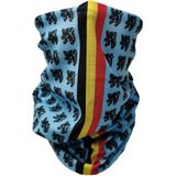 Velopac Multitube Bandanas Belgie | Belgium | Vlaanderen | Bandana en Col Sjaal 2-in-1 | Hoofdband | Buff | Nekwarmer | Gezichtsmasker | Motormuts | Scruchy | Fietsen | Skiën | Snowboarden | Motorrijden | Unisex | Winter | Multifunctioneel | Outdoor