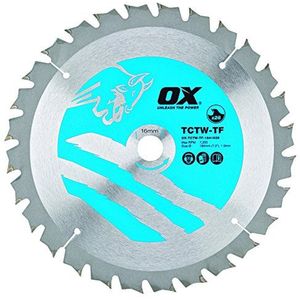 OX Wood Cutting Thin Kerf Circular Saw Blade 184/16 mm 28 Teeth ATB