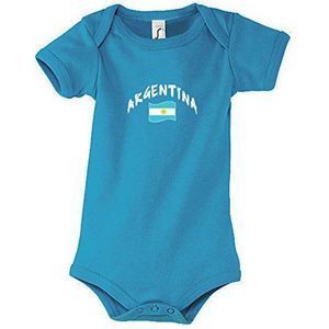 supportershop Body Baby Aqua Argentinië voetbal