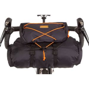 restrap bar bag holster with waterproof bag  14  3 l  black orange