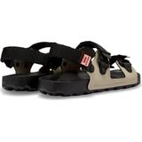 restrap x quoc sandalen wit  zwart