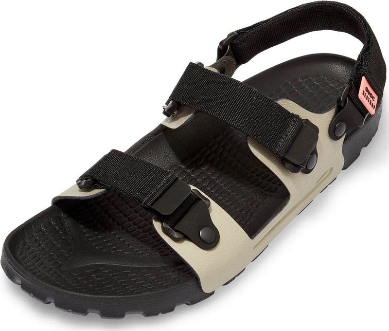 restrap x quoc sandalen wit  zwart