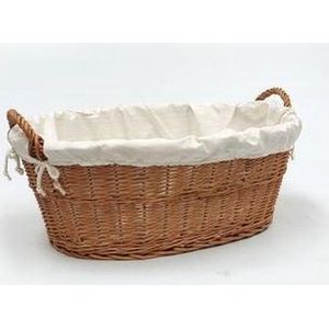 Prestige Wicker Wasmand van wilgenvlechtwerk, 60 x 43 x 23 cm