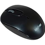 Techair draadloze muis (zwart) met stille knop