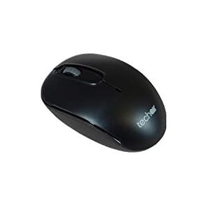 Techair draadloze muis (zwart) met stille knop