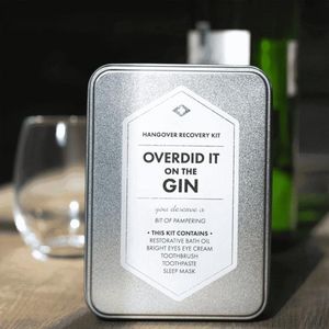 Men's Society Hangover Recovery Kit - Overdid It On The Gin