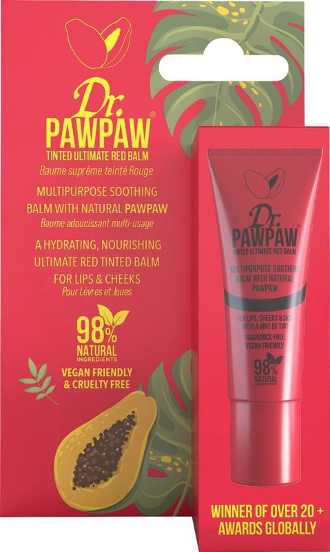 Dr. PAWPAW Tinted Ultimate Red Balm - Lippenbalsem - 10ml - Natuurlijke Ingrediënten