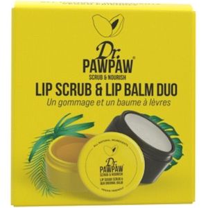 Dr Pawpaw - Lipbalm/Lipscrub Duo - 16 gr - Natuurlijke Ingrediënten