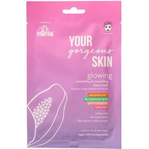 Dr. PawPaw Dr. Pawpaw Your Gorgeous Skin Sheet Mask Glowing Glow masker Dames