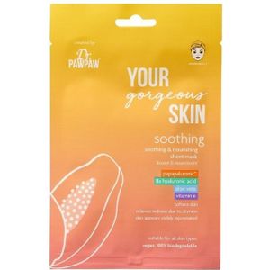 Dr. PawPaw Dr. Pawpaw Your Gorgeous Skin Sheet Mask Soothing Hydraterend masker Dames