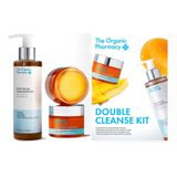 The Organic Pharmacy - Double Cleanse Kit - Gezichtscleansers - 50 ml Carrot Butter Cleanser en 200 ml Rozen Gezichtsreinigingsgel