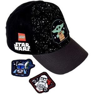 LEGO - Star Wars Cap - Zwart - 100% Katoen - Met 3 Patches