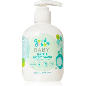 Good Bubble Baby Hair & Body Wash wasemulsie en shampoo voor Kinderen vanaf Geboorte Cucumber & Aloe vera 250 ml