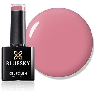 Bluesky Gel nagellak, Rosebud 80511, licht, roze, roze, duurzaam, chipbestendig, 10 ml (vereist drogen onder UV-ledlamp)