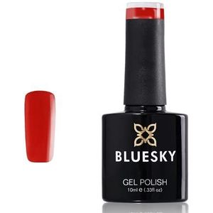 Bluesky Crimson Peak Gelnagellak, semi-permanent, onder uv-/ledlamp, rood, oranje, 10 ml