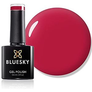 Bluesky A119 pastelrode nagellak, langdurig, splinterbestendig, 10 ml (moet onder UV- en LED-lamp worden gedroogd)