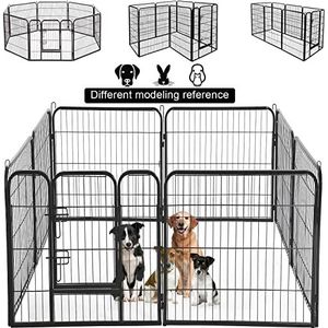 UNDERDOG Extra sterke box met 8 panelen voor binnen en buiten (8 panelen, 80 x 100 cm)