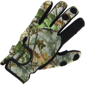 NGT neopreen vissen jagen schieten split vinger winterhandschoenen - Camo, X-Large