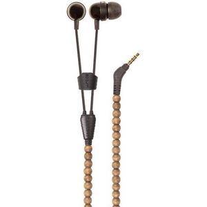 Wraps Natural Walnut Armband / In-Ear Koptelefoon