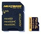 Nextbase - U3 Micro SD Geheugenkaart - 64 GB - Zwart - microSDXC - U3 - UHS-I