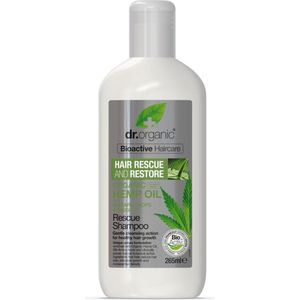 Dr Organic Hennep Olie Rescue Shampoo (6x 265ml)