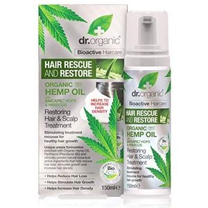 Dr. Organic Hemp Oil Hair & Scalp Treatment Mousse 150 ml