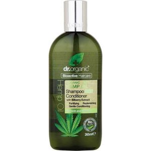 Dr Organic - Hennep Olie - 2 in 1 Shampoo & Conditioner - Natuurlijke Ingrediënten