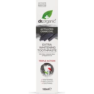 Dr. organic tandpasta charcoal  100ML