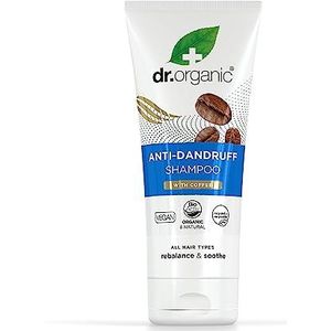 Dr Organic - Koffie Anti-Roos Shampoo - 200ml - Natuurlijk - Veganistisch