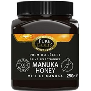 PURE GOLD Miel de Manuka 300+ MGO certifié Or pur Miel de Manuka de qualité supérieure