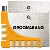 Nieuwe Groomarang Beard Styling en Vorming Template Kam Tool Perfecte Lines & Symmetrie Vorm Face Neck Line Snel En Makkelijk.