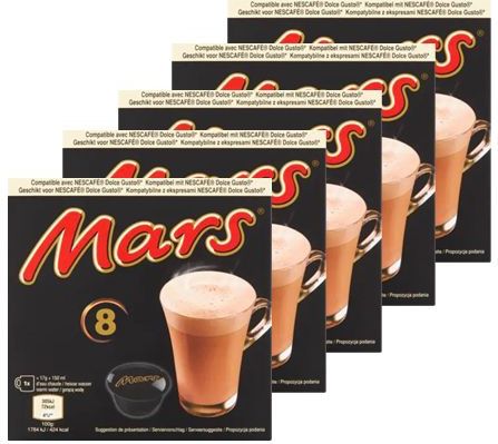 Mars - Warme Chocoladedrank (Dolce Gusto Compatible) - 5x 8 Capsules