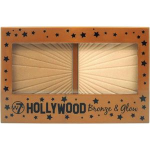 W7 - Hollywood Bronze & Glow - Bronzer & Highlighter - Compact - Zacht