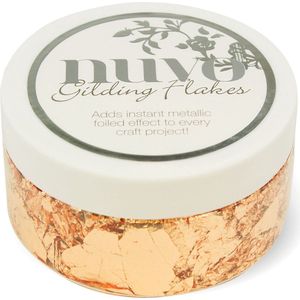 Nuvo gilding flakes (200ml) - sunkissed copper